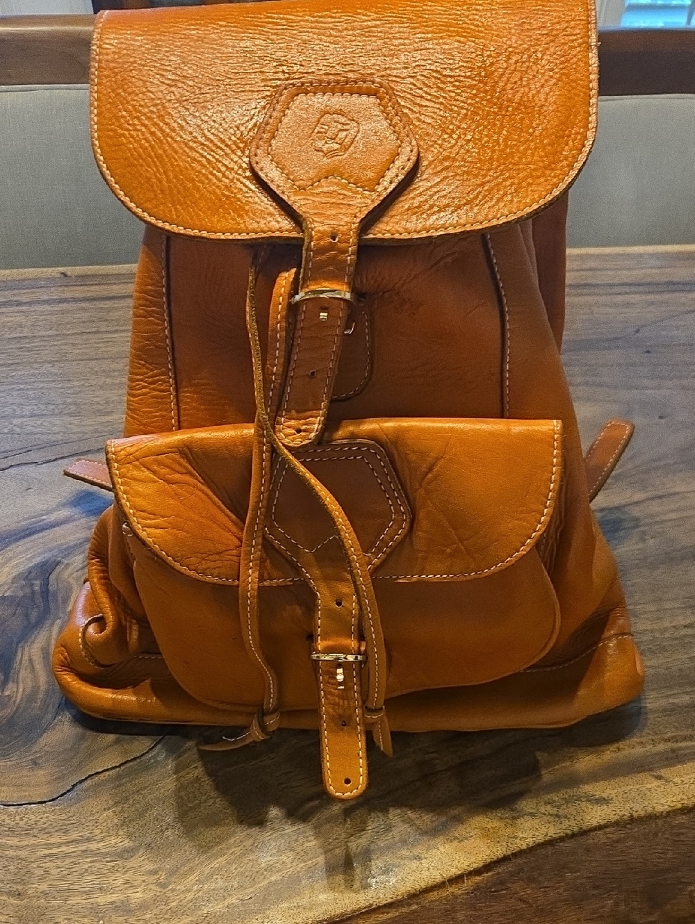 Large Leather Backpack